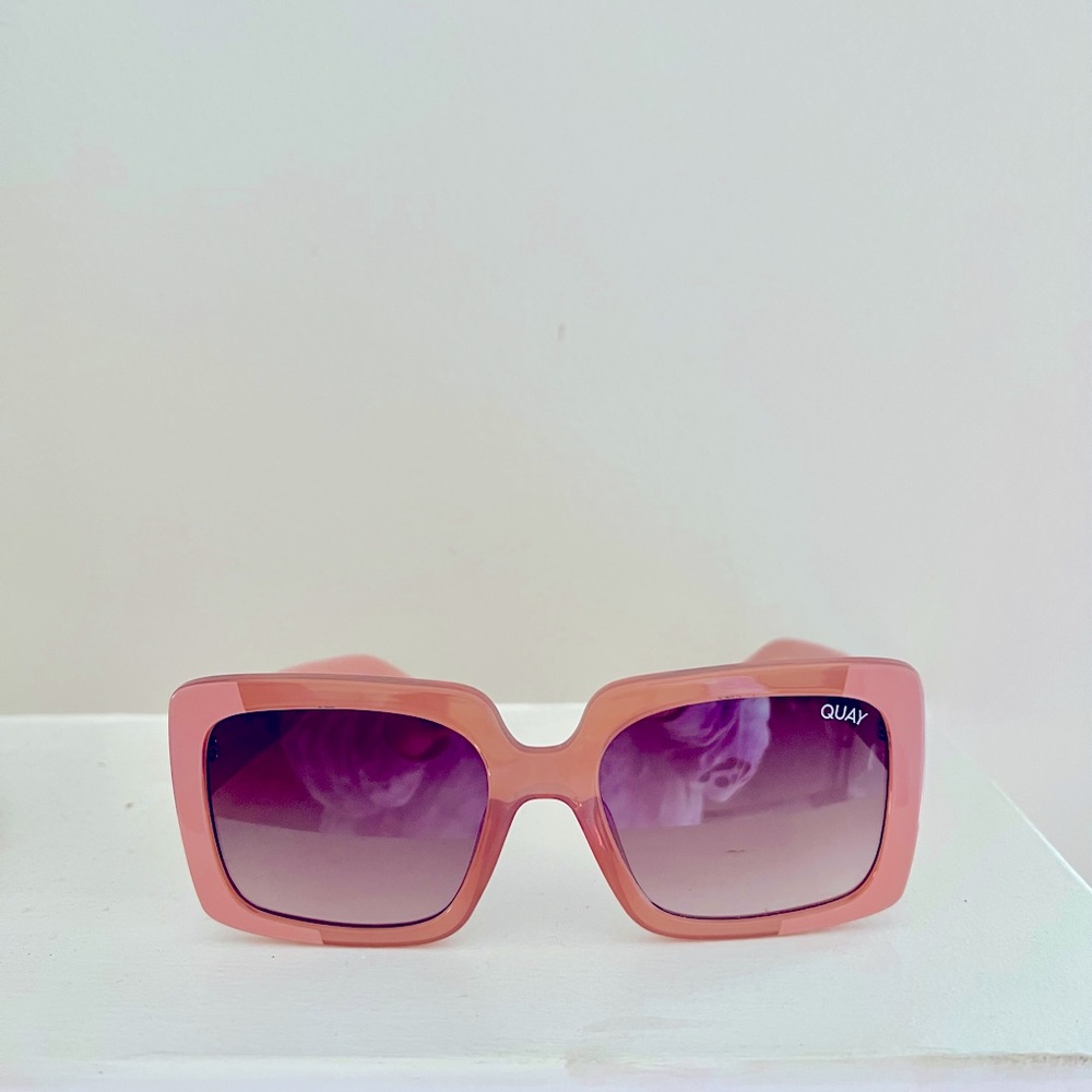 Quay Total Vibe 54mm Polarized Square Sunglasses